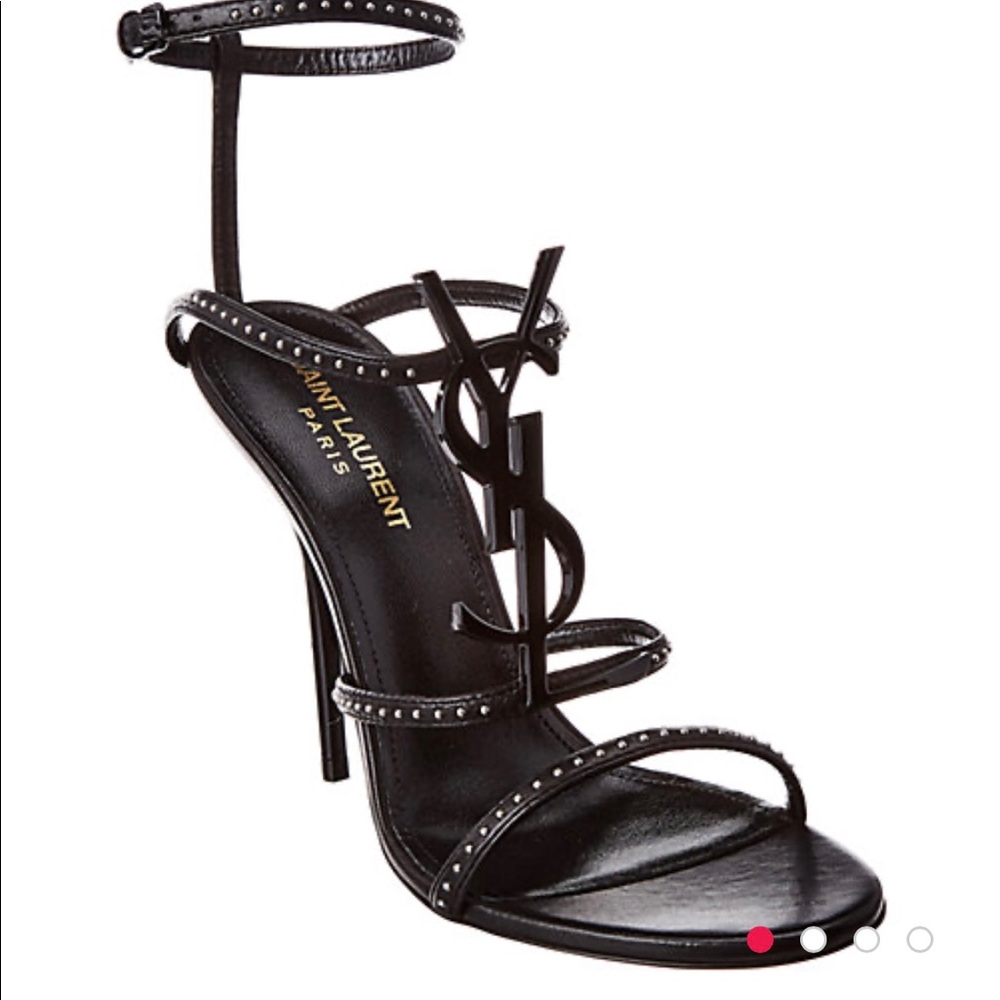 Authentic Saint Laurent Studded Heel Sandals - Picture 1 of 5